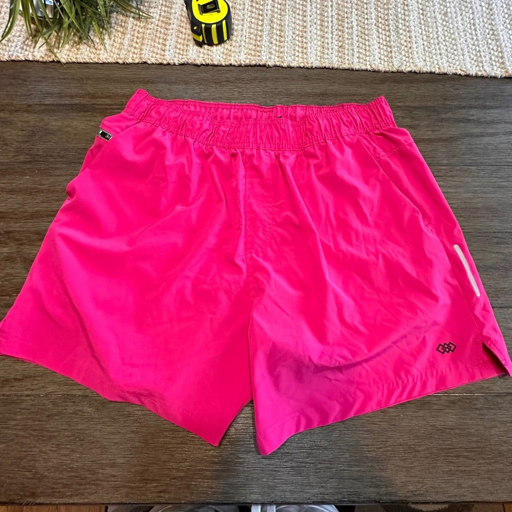 Become Leg3nd Hot Pink Lined Running Shorts Women's Athletic Workout‎ Gym XL